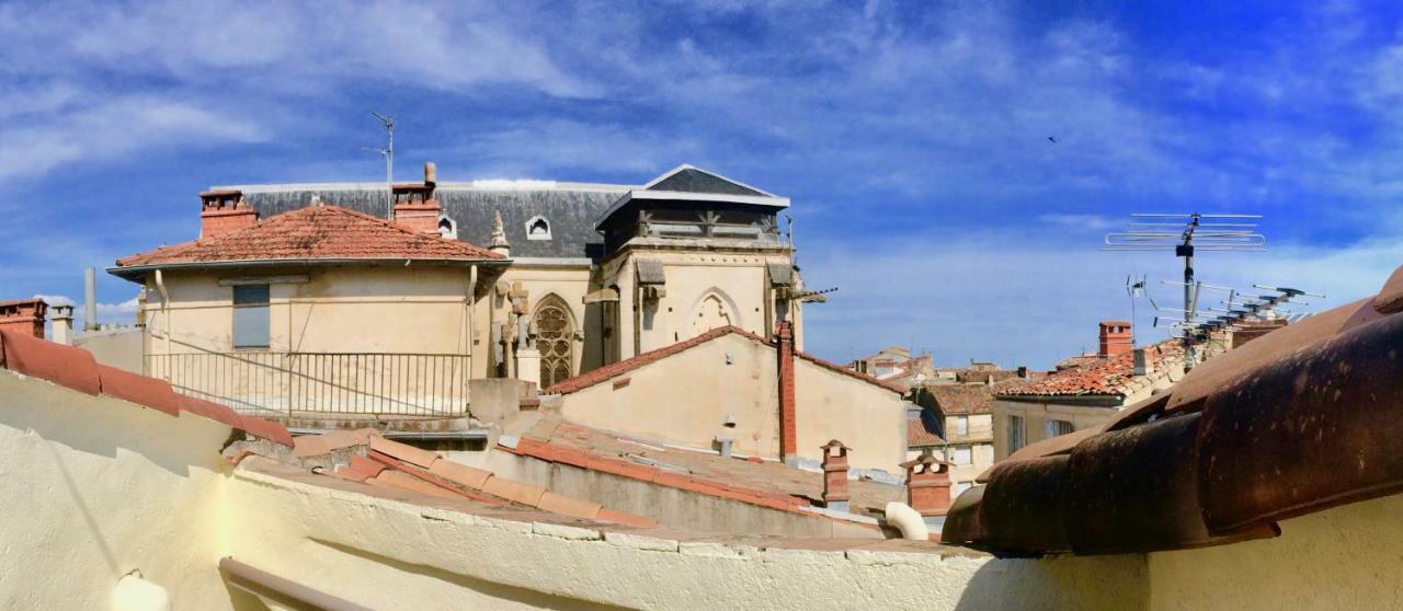 Joli Studio Avec Terrasse-Jardin Sur Les Toits, Coeur Historique Montpellier Dış mekan fotoğraf